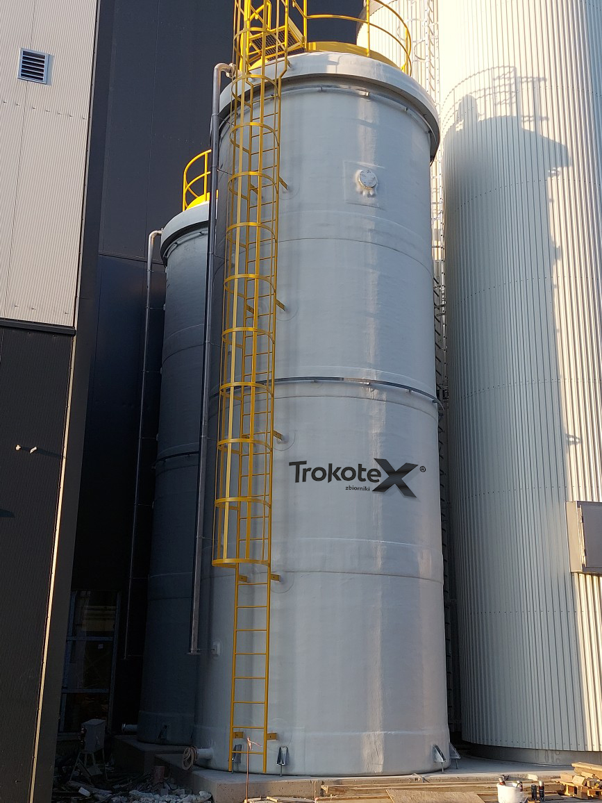 zbiorniki pionowe grp, przemysłowe do magazynowania substancji trokotex 