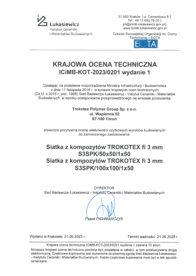 pręty zbrojeniowe kompozytowe firma ludzie o nas trokotex