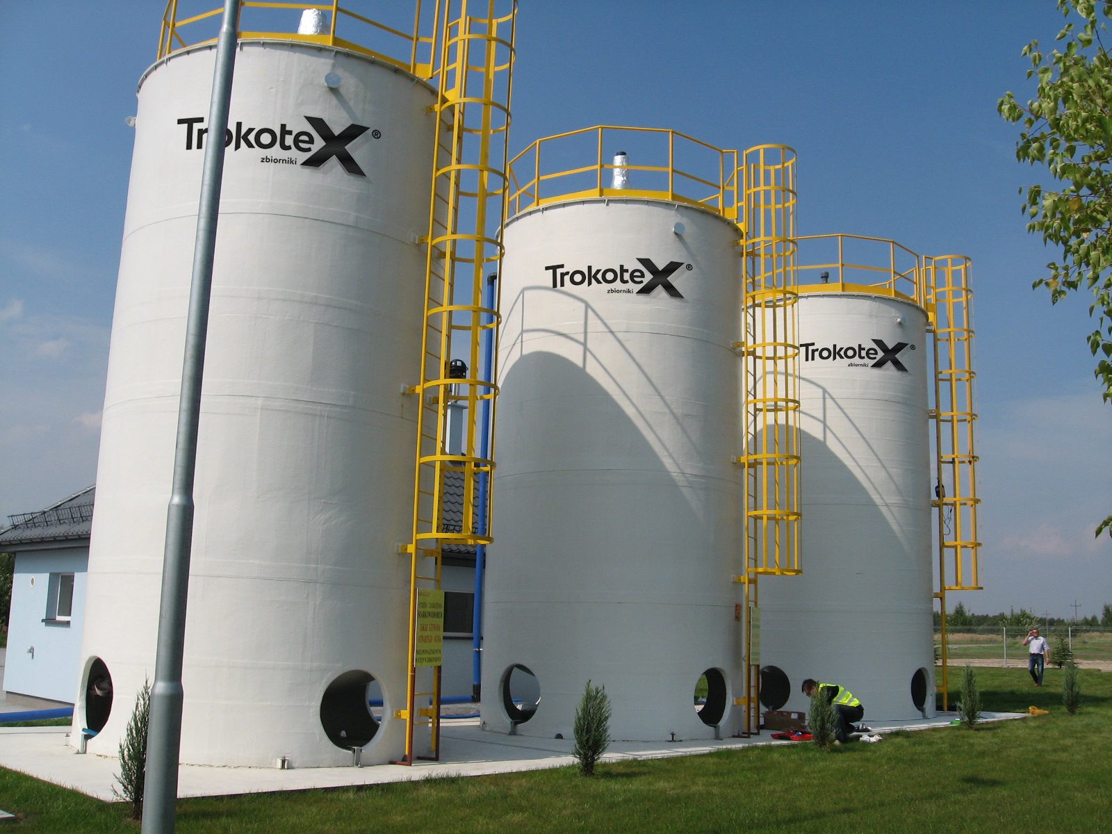zbiorniki przemysłowe procesowe do magazynowania grp trokotex producent