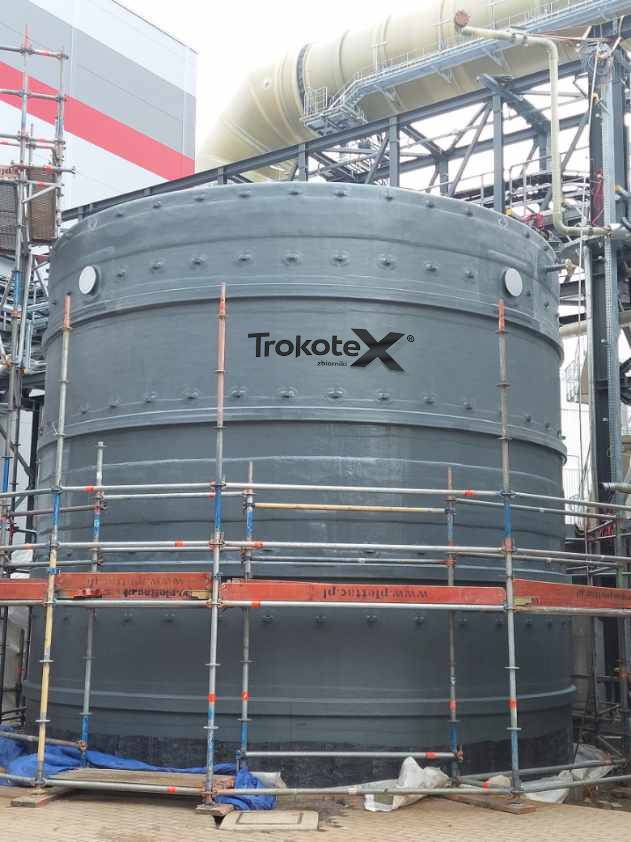 zbiorniki przemysłowe pionowe budimex realizacja u klienta trokotex grp
